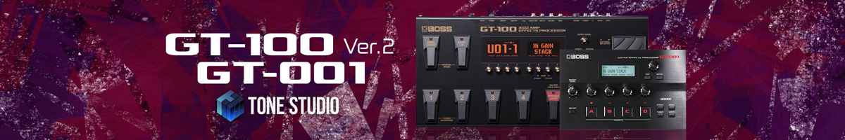 GT-100 Ver.2/GT-001 Live Sets | BOSS TONE CENTRAL